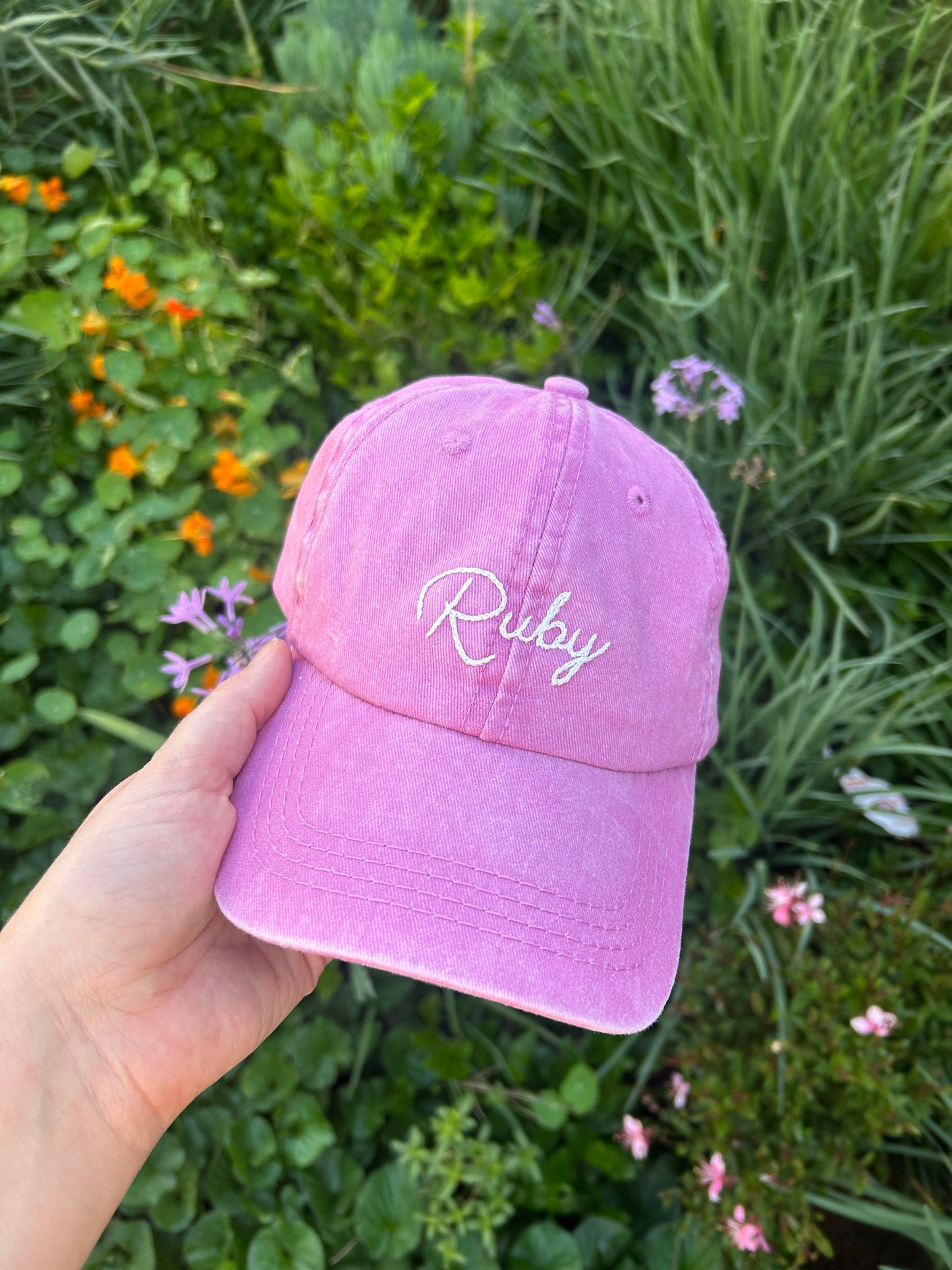 Kid's Custom Hand Embroidered Cap